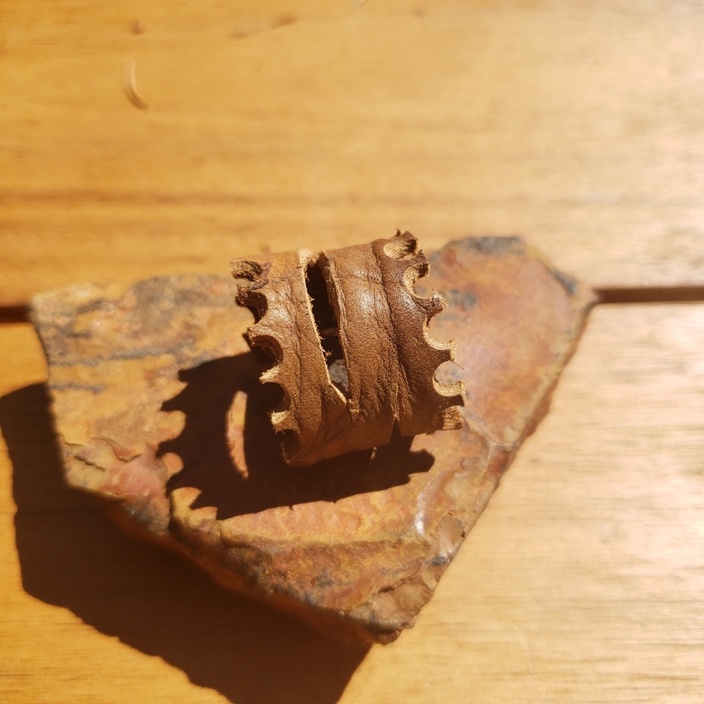 Holy Cow! Upcycled Leather tong size 8